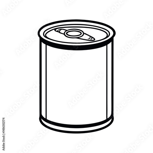 Campbell's Soup Can Line Art