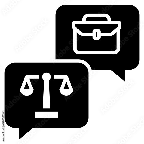 Consultation Glyph Icon