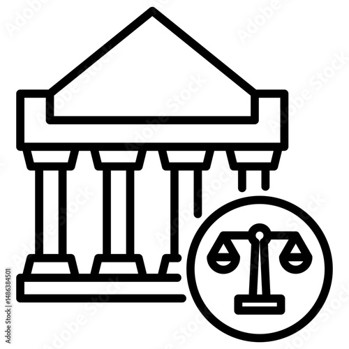Court Line Icon