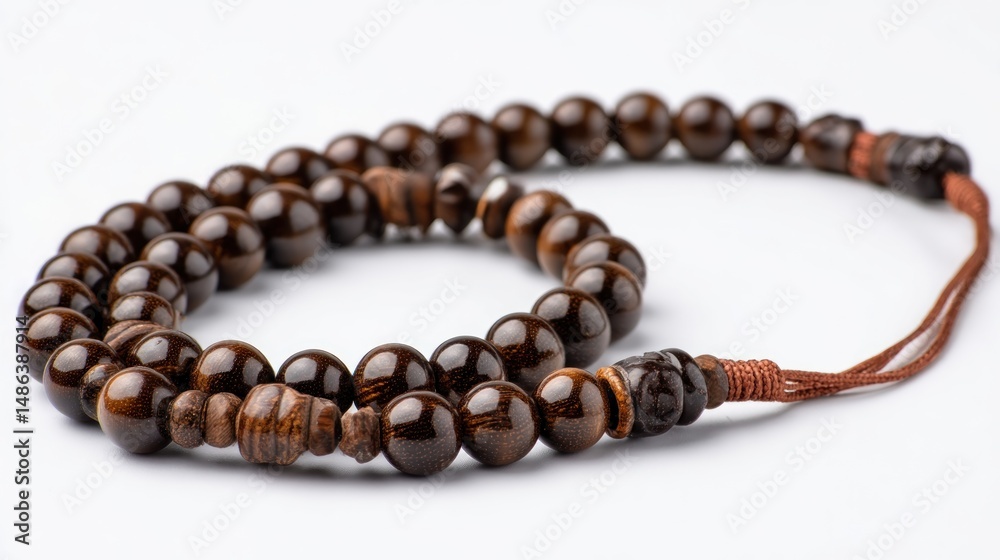 Wooden beaded necklace Wooden beaded necklace