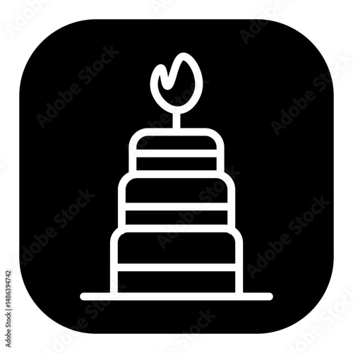 Wedding Cake Vector Icons
