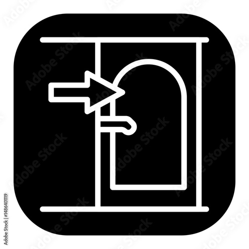 Emergency Exit Vector Icons