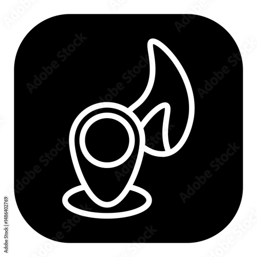 Fire Location Vector Icons