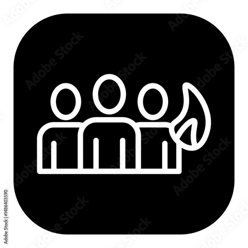 Firefighter Team Vector Icons