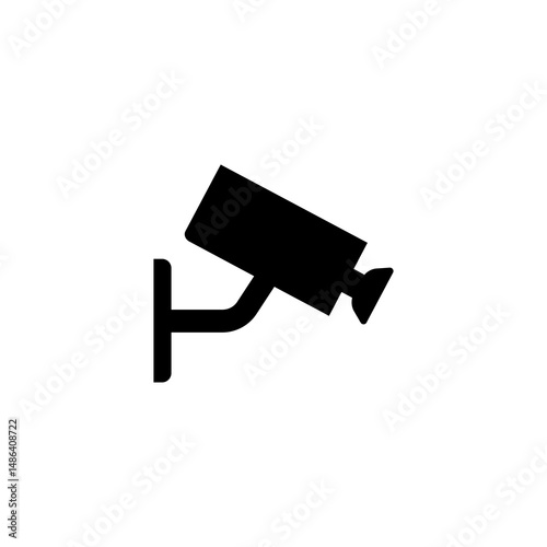 Security camera icon isolated on white background