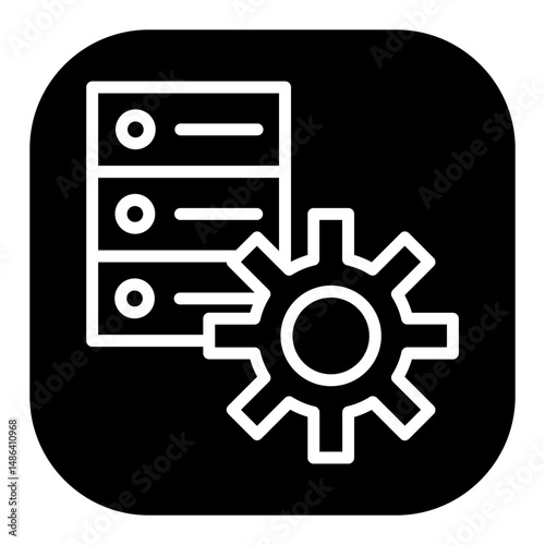 Database Settings Vector Icons