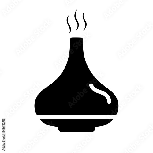 Essential oil diffuser aromatherapy diffuser aroma diffuser humidifier air purifier black icon