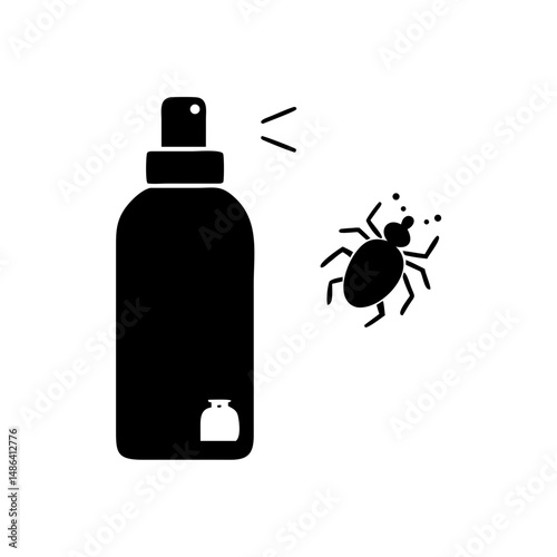 Insecticide spray bottle for pest control and bug spray for home and garden pest management solution
