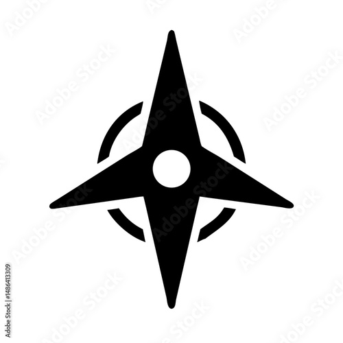 Explore ninja star shuriken weapon illustration vector icon throwing star martial arts symbol design