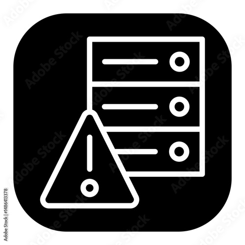 Database Alert Vector Icons