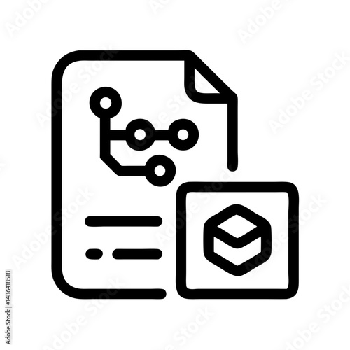 Find technical documentation for software development with api and circuit diagram icon set