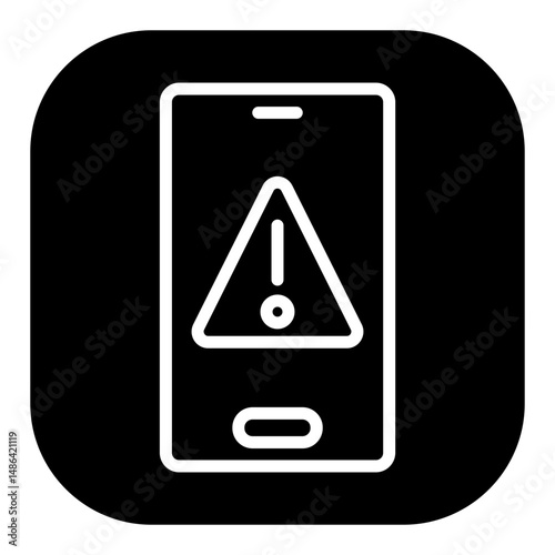 Mobile Warning Vector Icons