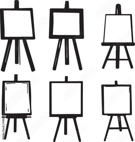 Easel Sketch Set: Blank Canvas Stands for Art, Drawing, Painting