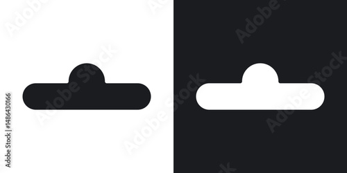 Euro hook icons. flat style design.