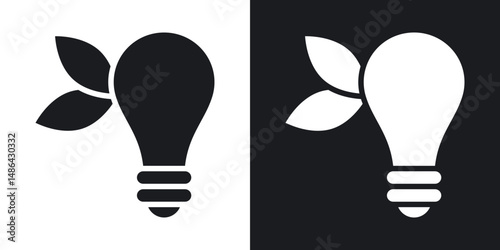 ECO Energy icons. flat style design.