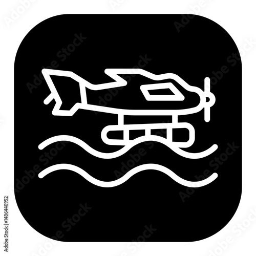 Seaplane Vector Icons
