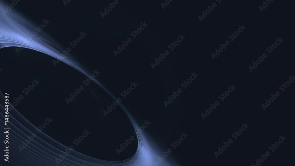 Leuchtende Linien, blaue Datenströme und moderne Netzwerke für innovative Designprojekte, digitale Visionen - Abstrakter Technologie-Hintergrund
