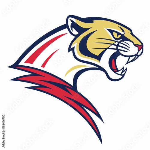 Wallpaper Mural Jaguar Mascot Logo in Speed and Stealth Style Torontodigital.ca