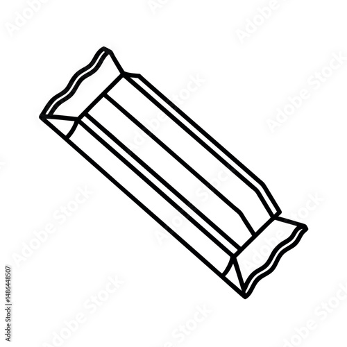 Bueno Candy Bar Line Drawing Vector