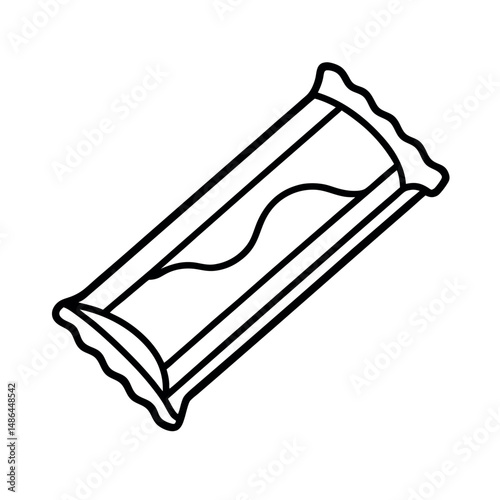 Kinder Bueno Line Art Illustration