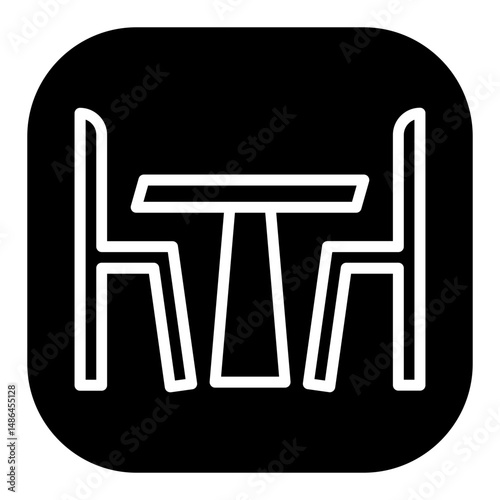Dinner Table Vector Icons