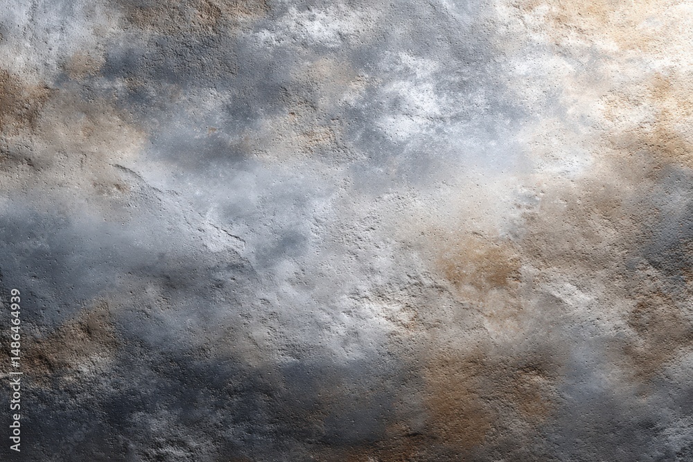 Obraz premium Textured surface resembling clouds with gray and brown hues captured in natural light