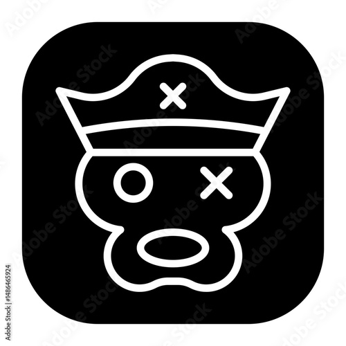 Pirate Monkey Vector Icons