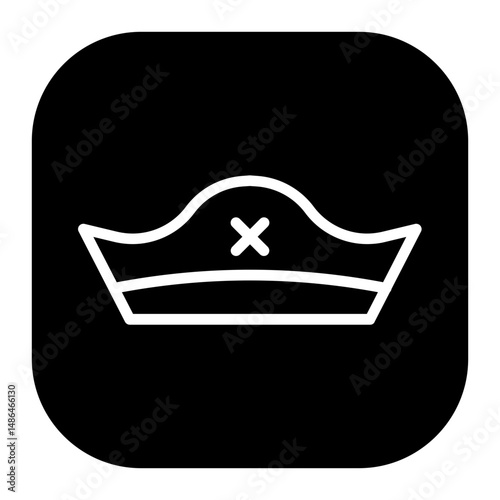 Pirate Cap Vector Icons