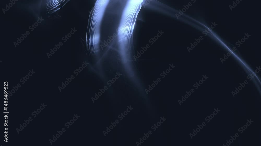 Leuchtende Linien, blaue Datenströme und moderne Netzwerke für innovative Designprojekte, digitale Visionen - Abstrakter Technologie-Hintergrund
