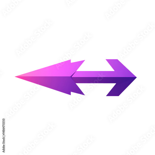 Contemporary Arrow with Minimal Sharp Vectors in Vi Isolated on Transparent Background
