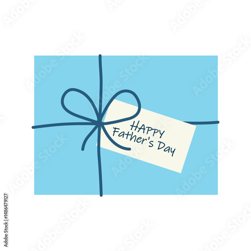 gift for Father’s Day; celebrating this festive, holiday illustration - vector illustration