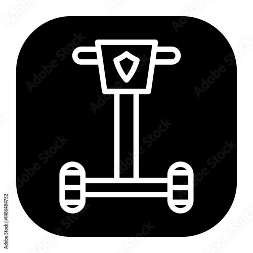 Police Segway Vector Icons