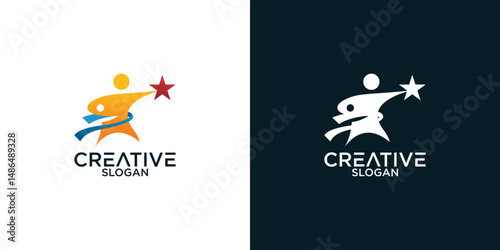 People Family logo design vector