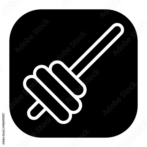 Honey Stick Vector Icons