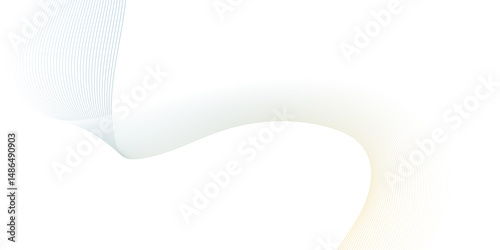 Abstract wave lines dynamic flowing smooth colorful  on white background, technology curve lines isolated background. illustration design element in concept of music, party, wallpaper,  banner, flyers