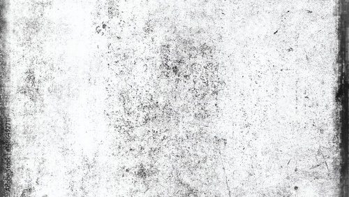 Blurred black and white scratched grunge isolated on background, old film effect. Distressed retro paper abstract stock illustration cracked texture overlays for space or text.