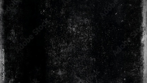 Blurred black and white scratched grunge isolated on background, old film effect. Distressed retro paper abstract stock illustration cracked texture overlays for space or text.
