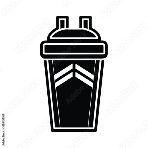 Large disposable coffee cup beverage container