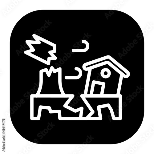 Earthquake Vector Icons