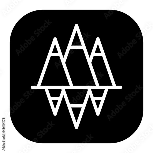 Glacier Vector Icons