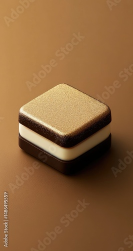 Square Ice Cream Sandwich Dessert.