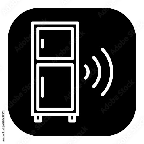 Smart Refrigerator Vector Icons