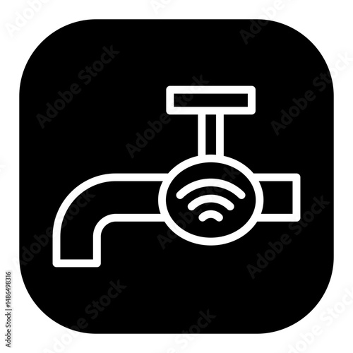 Smart Faucet Vector Icons