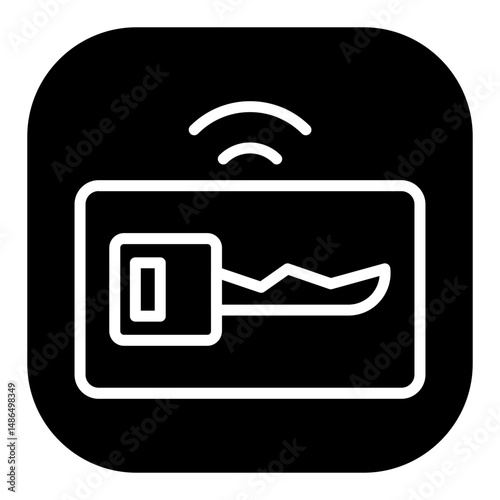 Smart Keycard Vector Icons
