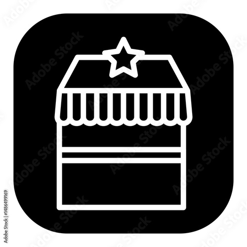 Christmas Market Vector Icons
