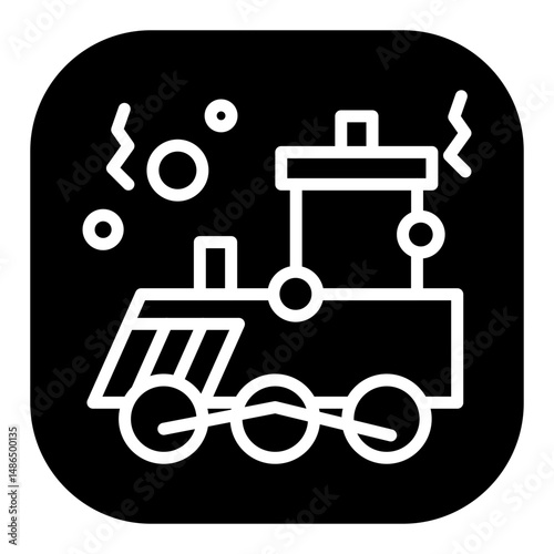 Christmas Train Vector Icons