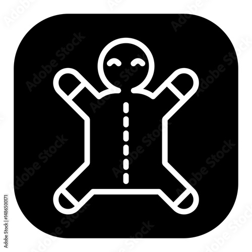 Gingerbread Man Vector Icons