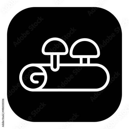 Yule Log Vector Icons