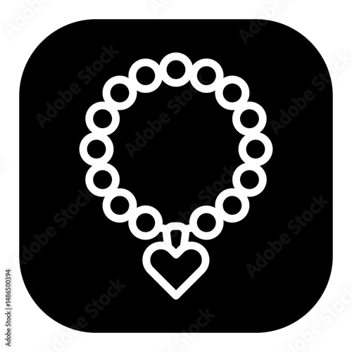 Heart Bracelet Vector Icons