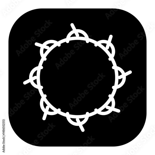 Crown of Thorns Vector Icons
